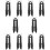 10 Pcs Sectional Couch Connector Furniture Joint Snap Sofa Accessory 10