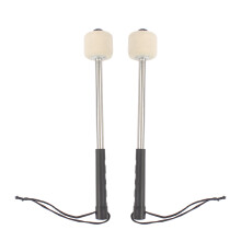 4 Pcs Bass Drum Mallets With Wool Felt Head