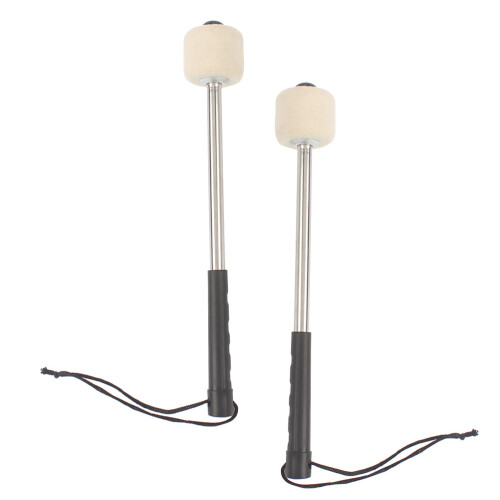 4 Pcs Bass Drum Mallets With Wool Felt Head 2