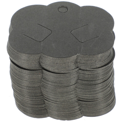 200Pièces Cartes Noir Pour Exposition Accessoires