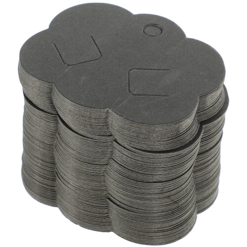 200Pièces Cartes Noir Pour Exposition Accessoires 1