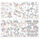 24 Sheets Bird Anti-Collision Window Decals Rainbow Stickers 1