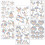 24 Sheets Bird Anti-Collision Window Decals Rainbow Stickers 2