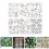 24 Sheets Bird Anti-Collision Window Decals Rainbow Stickers 5