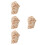 4 Rolls Crochet Yarn Polyester Wool for Knitting 6