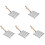 5Pcs Barbecue Rack For Sausage Camping Grilling 4