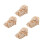 4 Rolls Crochet Yarn Polyester Wool for Knitting 4
