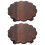 2 Pcs Universal Wheels Flowerpot Holder Tray Moveable (Coffee) 5