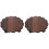 2 Pcs Universal Wheels Flowerpot Holder Tray Moveable (Coffee) 2