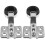 10 Pcs Frameless Soft Close Cabinet Hinges For Kitchen Door 3