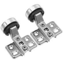 10 Pcs Frameless Soft Close Cabinet Hinges For Kitchen Door
