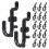 120 Pcs Garage Pegboard Hooks For Hanging Tools 3