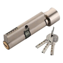 (Small 70 zinc alloy) Double side brass door lock for long time use and protection