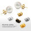 40 Pairs Earring Backs Replacement Secure Ear Locks For Stud Earrings 11