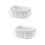 2Pcs Plastic Shower Basket With Handle Bathroom Organizer 7