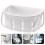 2Pcs Plastic Shower Basket With Handle Bathroom Organizer 8