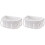 2Pcs Plastic Shower Basket With Handle Bathroom Organizer 2