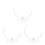 3Pcs Hairdressing Scissor Rack Versatile Multi-Function Holder 7