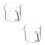2Pcs Household Cream Pitcher Multi-Function Transparent Milk Cup 6