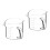 2Pcs Household Cream Pitcher Multi-Function Transparent Milk Cup 4