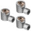 3Pcs Grease Fitting Hydraulic Button Head Cap Secure Connection 8