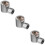 3Pcs Grease Fitting Hydraulic Button Head Cap Secure Connection 11