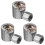 3Pcs Grease Fitting Hydraulic Button Head Cap Secure Connection 4