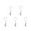 5Pcs Adjustable Flask Ring Holder With Funnel Support And Beaker Clamp 4
