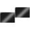 2 Pcs Computer Screen Privacy Protector Ultra-Thin Black 5