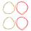 4Pièces Chaînes En Perles De Ventre Multicolores Douces Et Résistantes 5