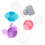 8 Pcs Portable Cleaners With Cases (Assorted Colors) 8