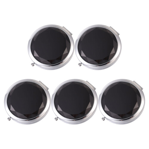 20Pièces Double-Face Pliables Métal Noir Portables