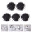 20Pièces Double-Face Pliables Métal Noir Portables 9