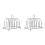 2Pcs Metal Toast Rack For Sliced Bread Kitchen Gadget 6