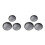 6 Pcs Round Non-Stick Pizza Baking Pan Set 7