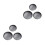 6 Pcs Round Non-Stick Pizza Baking Pan Set 4