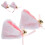3Sets Motorhelm Kitten Ohr Accessoires Mehrfarbig 3