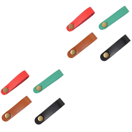 8 Pcs Guitar Strap Holder With Button Lock For Ukulele Bass 2