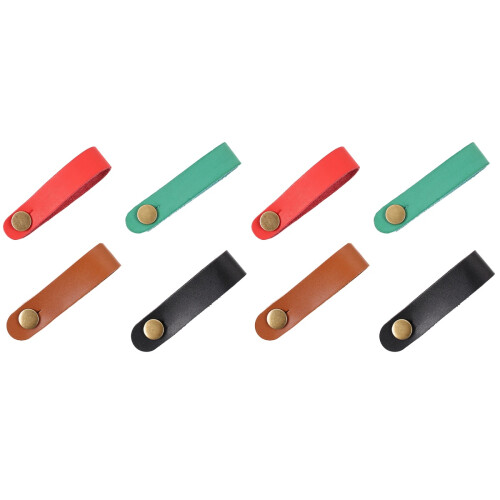8 Pcs Guitar Strap Holder With Button Lock For Ukulele Bass 1