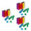 3 Sets Plastic Inhaling Tubes With Cotton Wicks 10