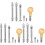 12 Pcs Hand Drills Set Single Head Double Head Cable Mouth For Home 2