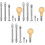 12 Pcs Hand Drills Set Single Head Double Head Cable Mouth For Home 3