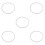 5Pcs Pressure Cooker Sealing Ring Rubber Gasket Replacement 7