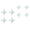 3 Sets Anti-Collision Window Cling Bird Strike Prevention Stickers 1