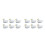 12 Pcs Ceramic Duck Chopstick Rests Decorative Type 9