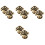 8 Pcs Vintage Cabinet Knobs Drawer Pulls Handle Rose Flower 5