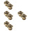 8 Pcs Vintage Cabinet Knobs Drawer Pulls Handle Rose Flower 9