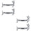 4 Pcs Alloy Chopstick Holders For Household Use 8