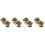 8 Pcs Vintage Cabinet Knobs Drawer Pulls Handle Rose Flower 6