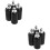 8 Pcs Handlebar End Plug For Motorcycle 8